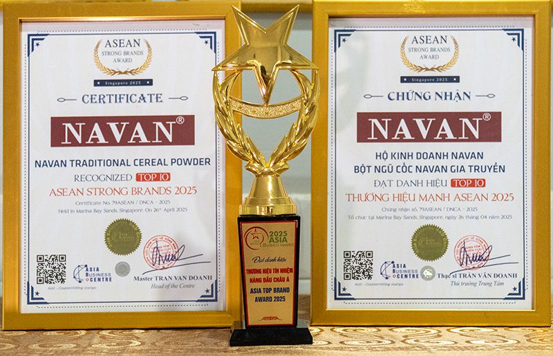 Chứng Nhận ASEAN Strong Brands Award 2025 - NAVAN