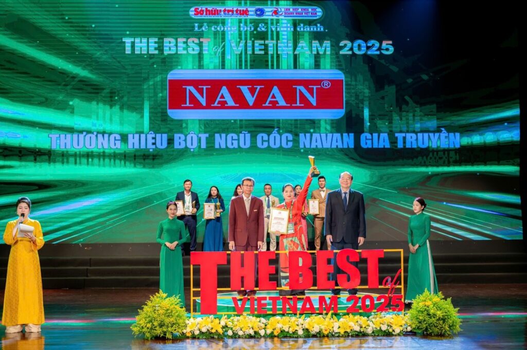 Thương hiệu ngũ cốc NAVAN vinh danh TOP 5 The Best of Vietnam 2025