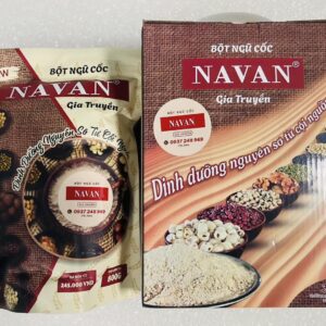 NAVAN - Bột Ngũ Cốc 9 Loại Hạt Gia Truyền (Hộp 35 gói )